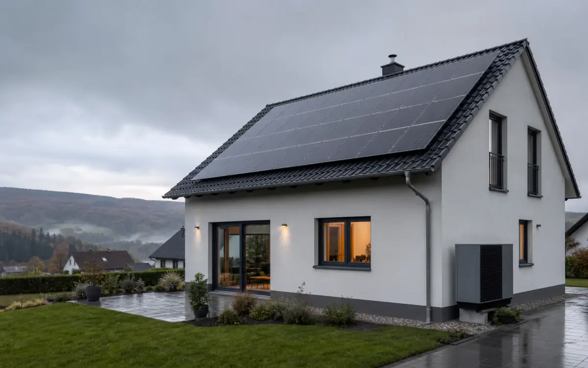 Wohngebäude als Symbol für individuell geplante Energielösungen in Diez